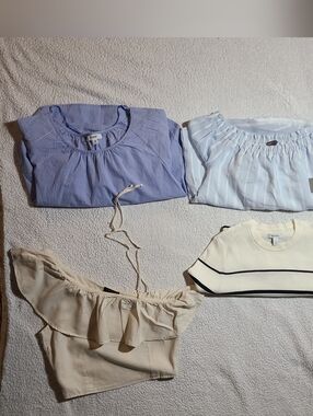 Women’s Medium Blouse Bundle 5pc Kensie Vince Camuto 1.State Nine West Dressy